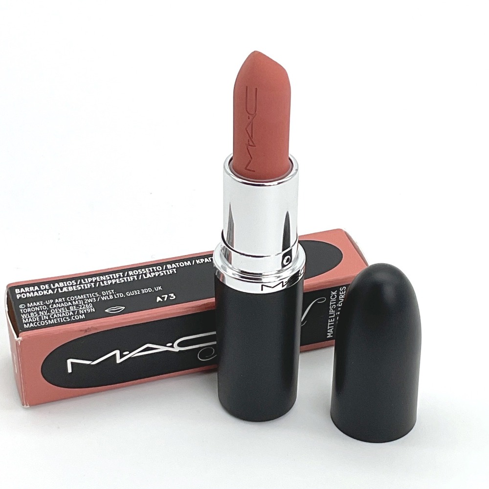MAC MACximal Silky Matte Lipstick 606 Kinda Sexy 0.12oz NIB Nude Pink Matte